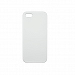 3D Чехол пластиковый для iPhone 5/5S белый глянцевый